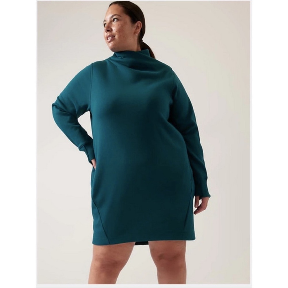 NWT Athleta Cozy Karma Mock Neck Dress Never